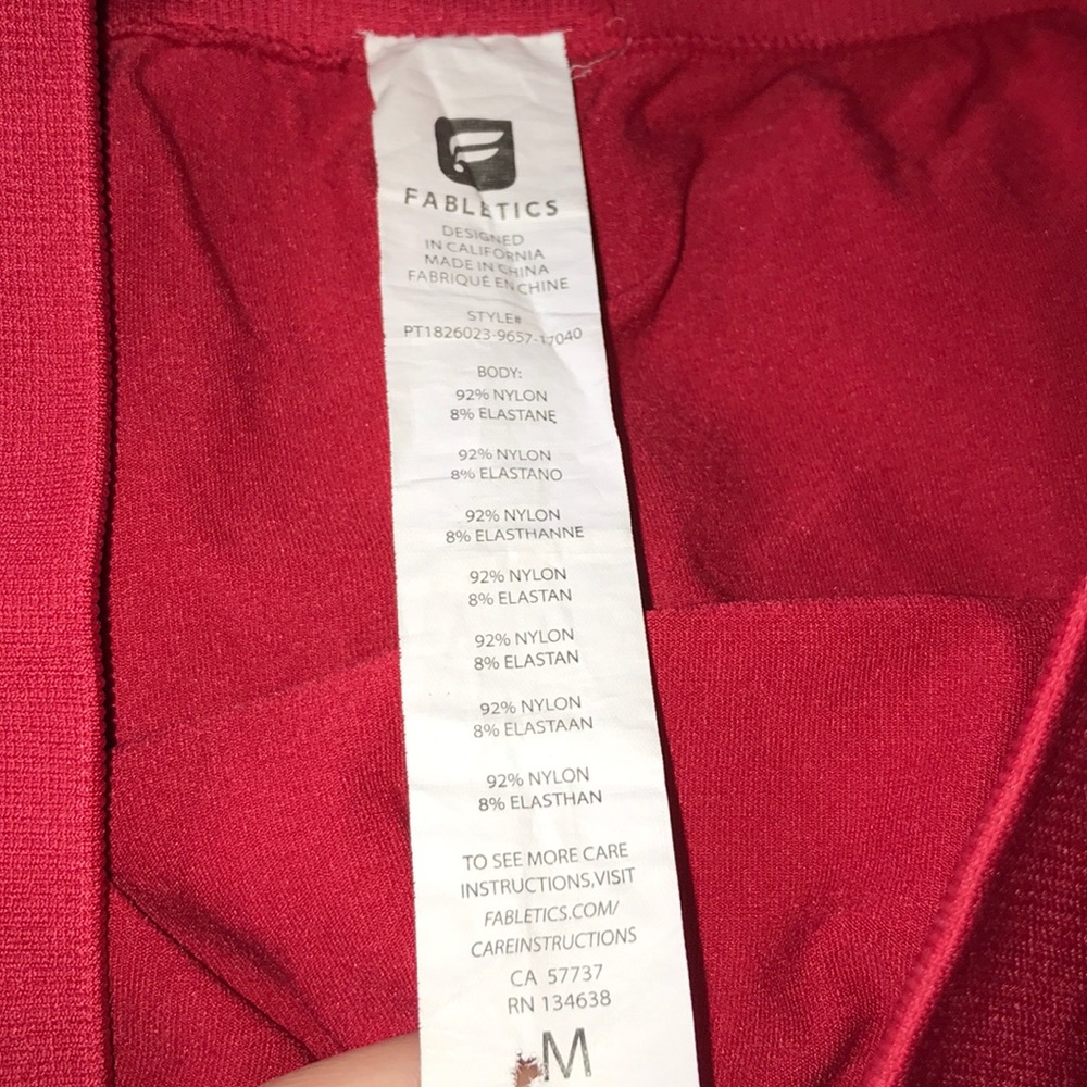 Fabletics Hot Pink Leggings - Picture 4 of 5
